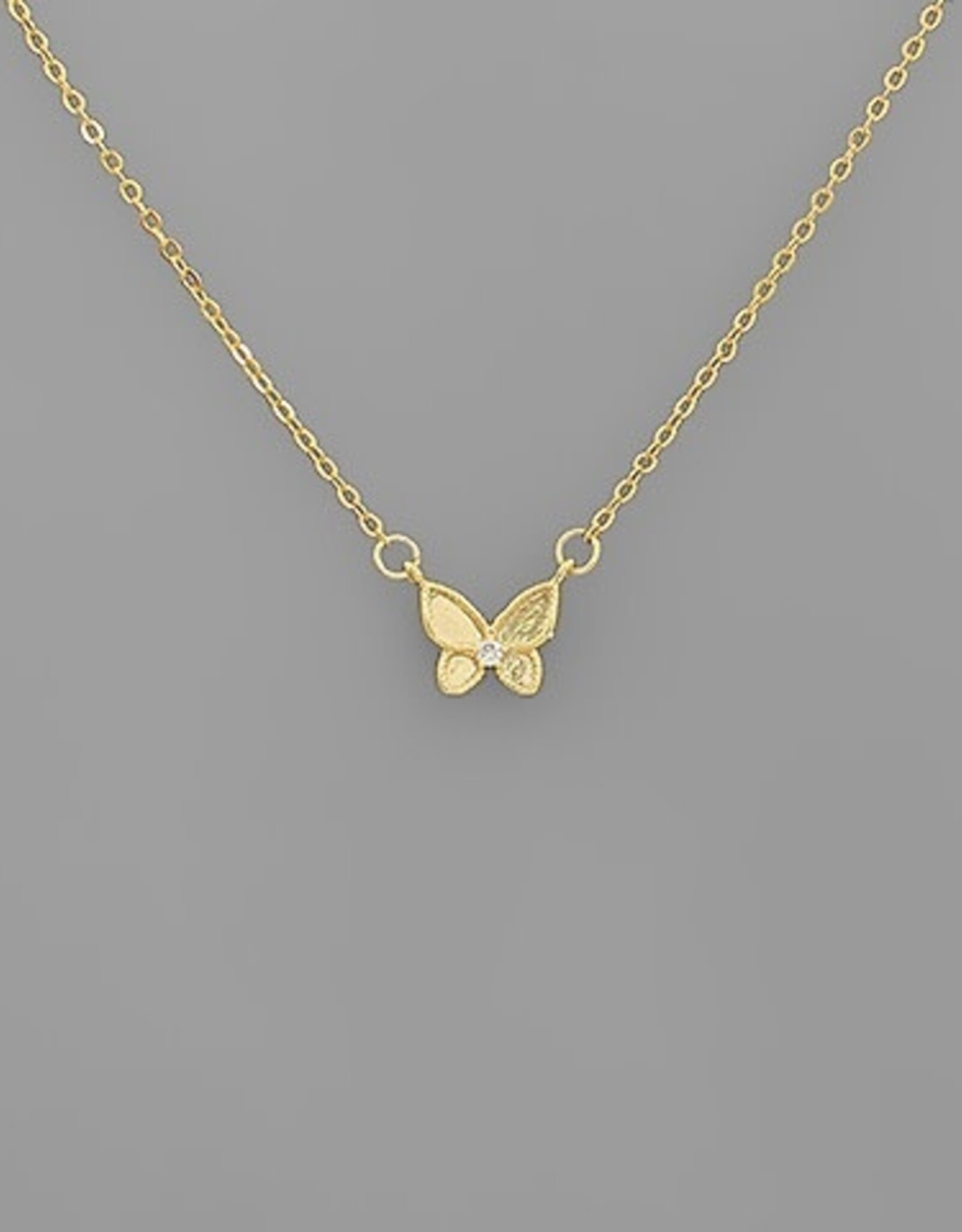 Butterfly Pendant Necklace