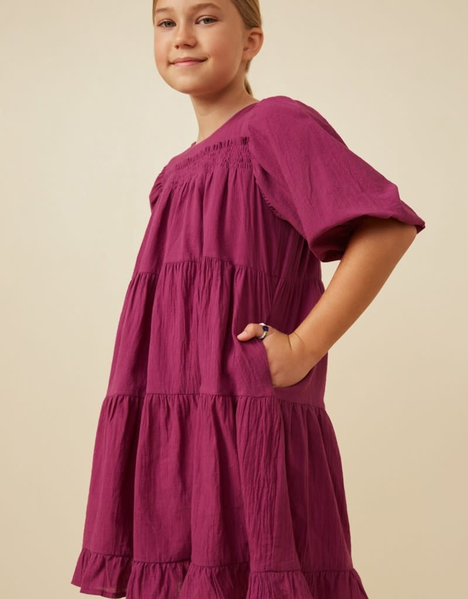 Hayden Tiffany Dress in Berry