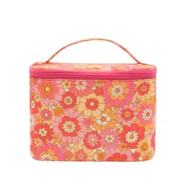 Floral Daisy Cosmetic Bag