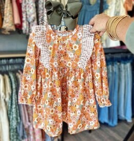 Honeydew Jenna Dress in Orange Floral