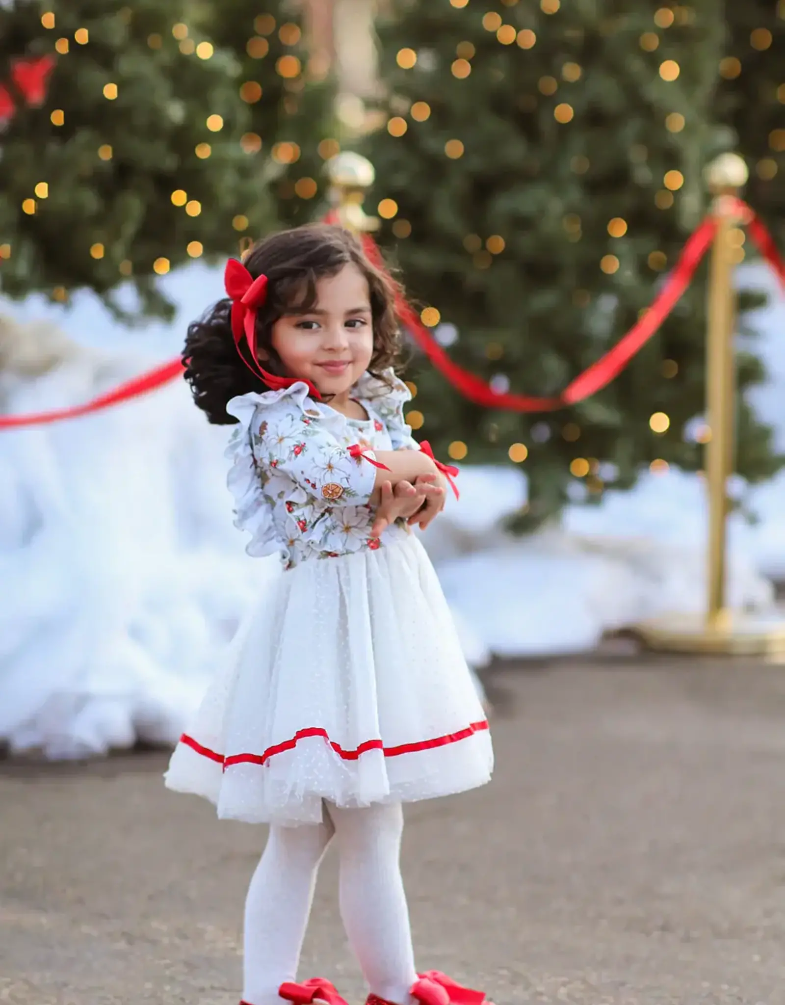 Be Girl Clothing Christmas Snow Dress - Deck the Halls