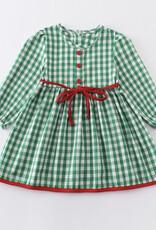 Honeydew Christmas Green Plaid Dress