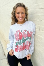 Holly Jolly Vibes Christmas Sweatshirt