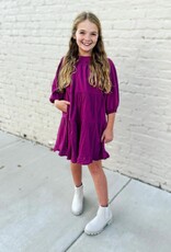 Hayden Tiffany Dress in Berry