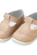 L'AMOUR Birdie T- Strap Stitched Mary Jane in Latte