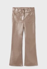 Mayoral Claire Leather Pant in Rosegold