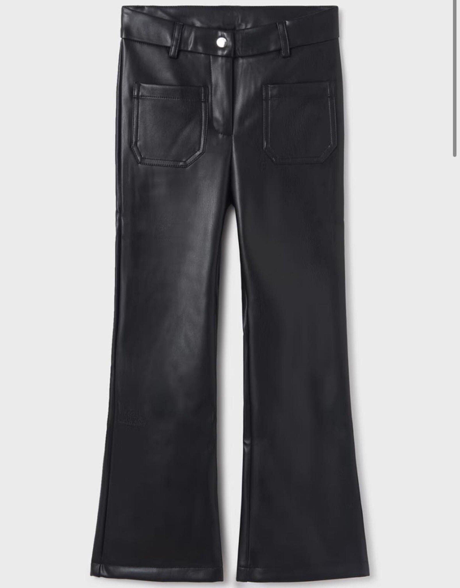 Mayoral Claire Leather Pant in Black