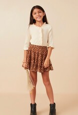 Hayden Emerson Skirt in Brown Floral