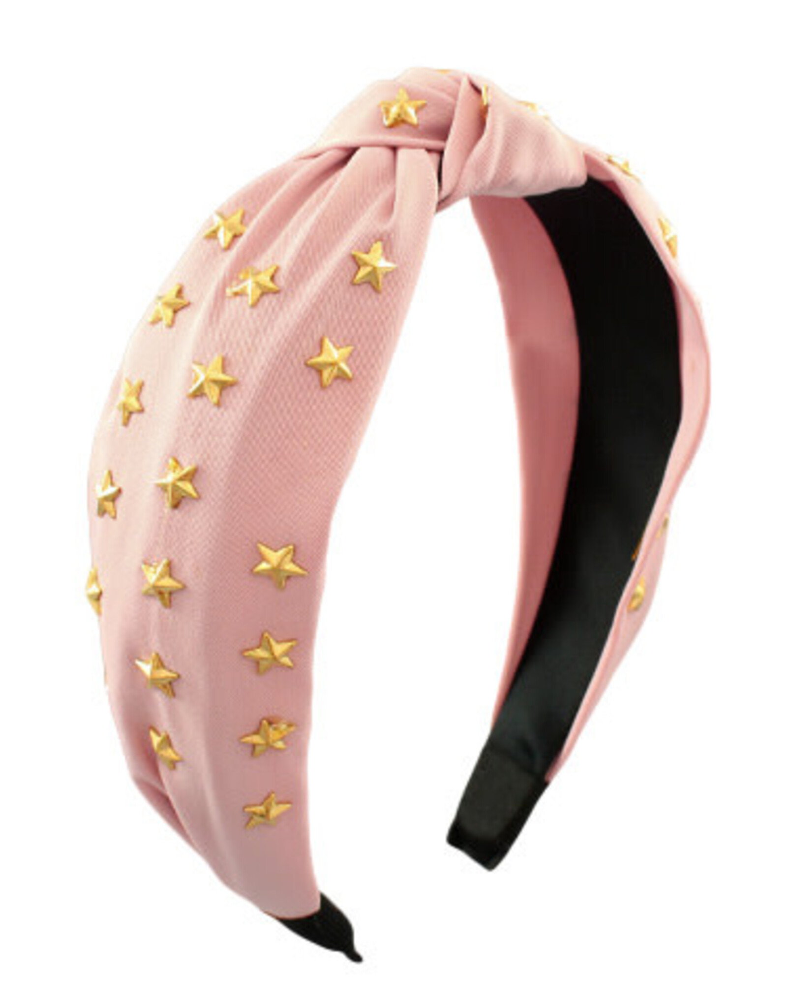 Star Studded Knotted Headband in Blush