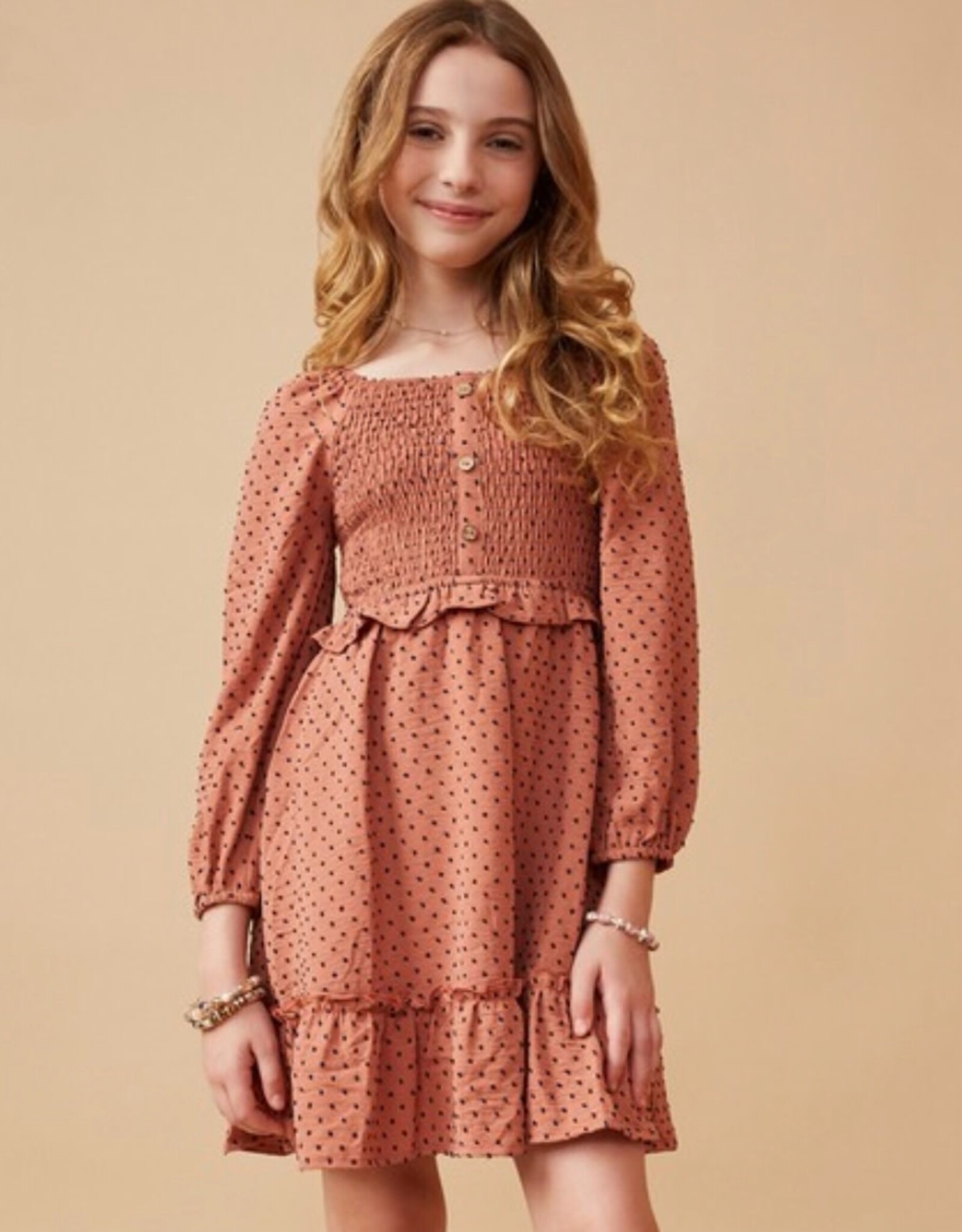 Hayden Kelsey Dress in Rust