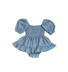 Be Girl Clothing Raquel Romper in Blue