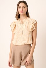 Mittoshop Saylor Top in Yellow Floral