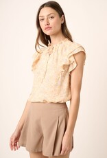 Mittoshop Saylor Top in Yellow Floral