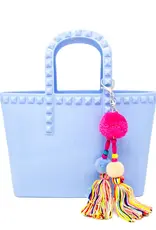 Zomi Gems Tiny Jelly Tote Bag -Baby Blue