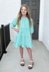Hayden Nicole Dress in Aqua