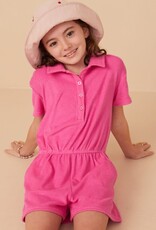 Hayden Jada Romper in Hot Pink