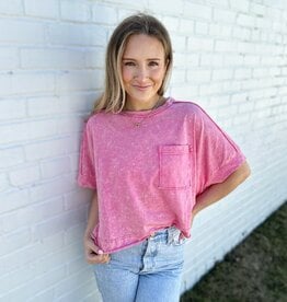 Shannon Pocket Top in Pink