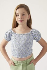 Mayoral Julie Top in Green Floral