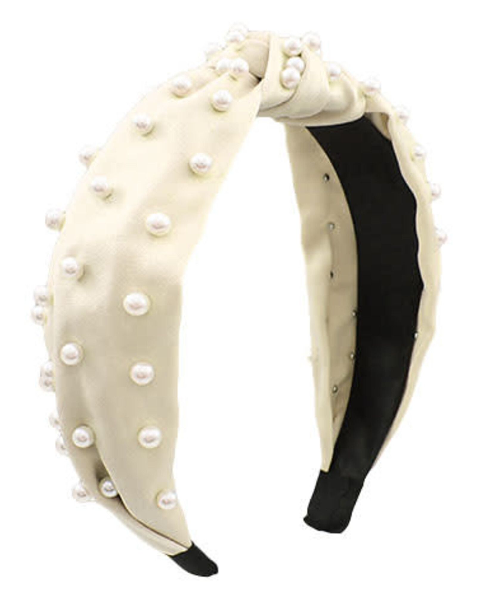 Pearl Knot Headband in Ivory