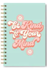 Be Kind To Your Mind Medium Spiral Notebook