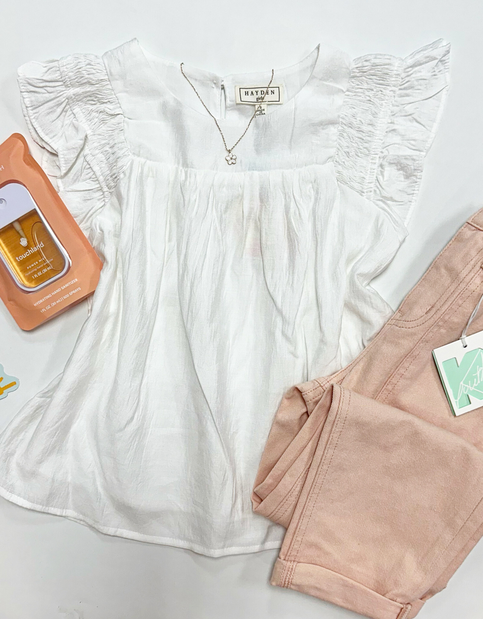 Hayden Ashlyn Top in White