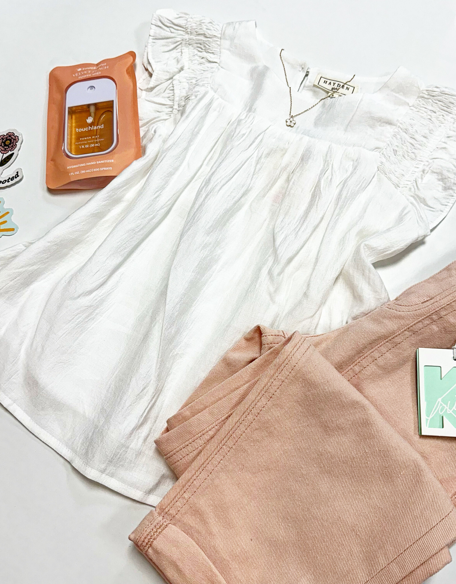 Hayden Ashlyn Top in White