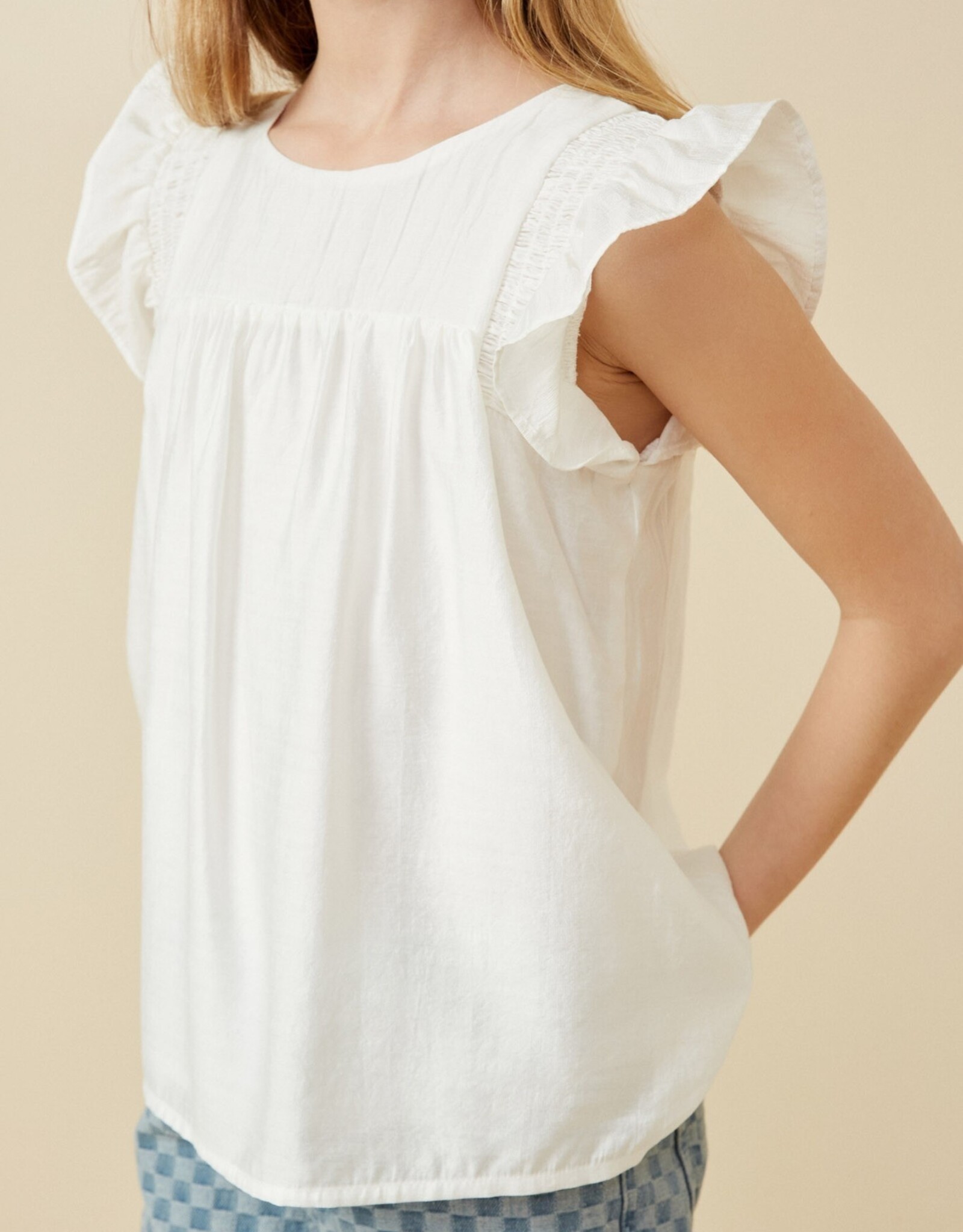 Hayden Ashlyn Top in White