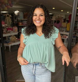 Hayden Ashlyn Top in Mint