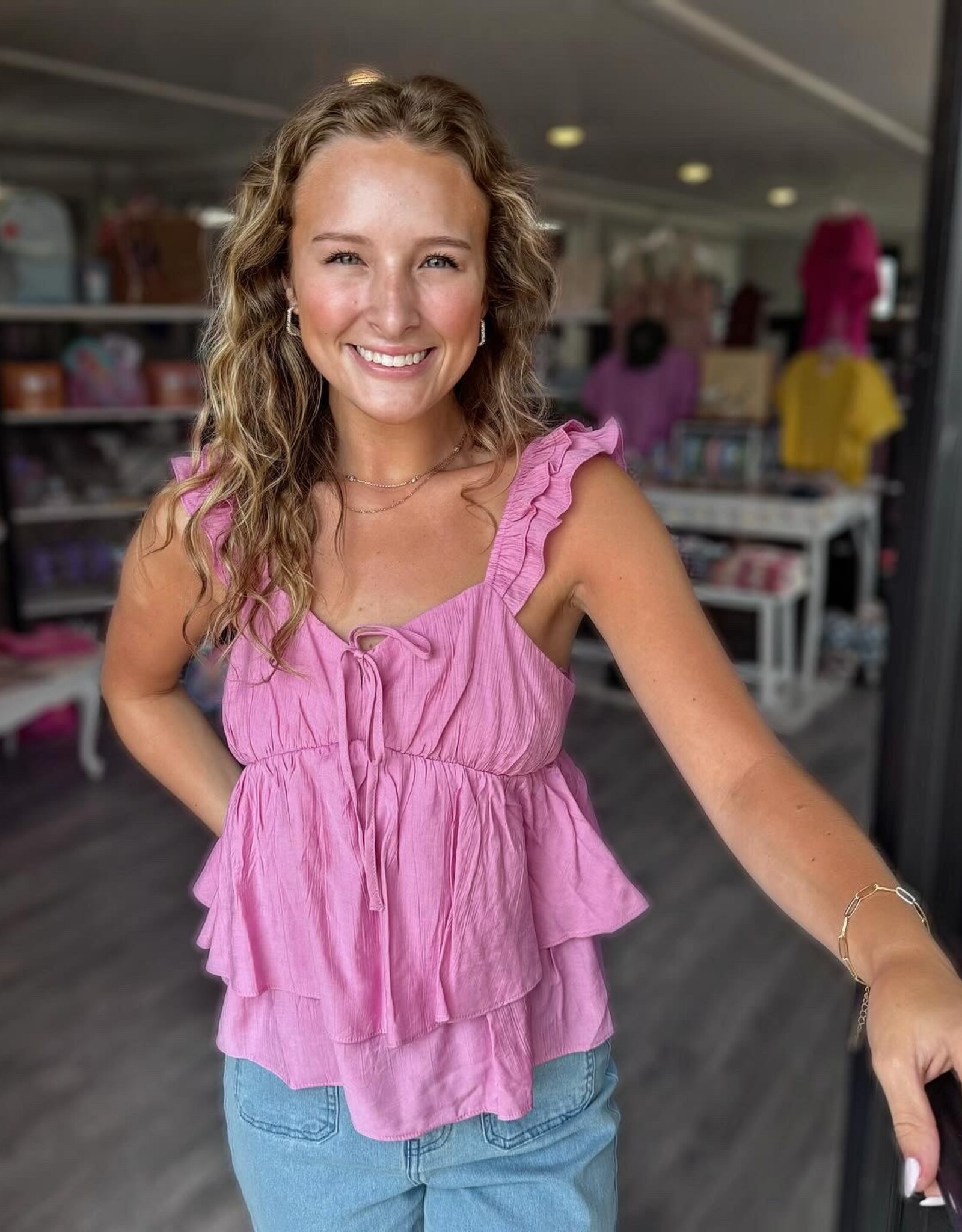 Whitney Top in Pink