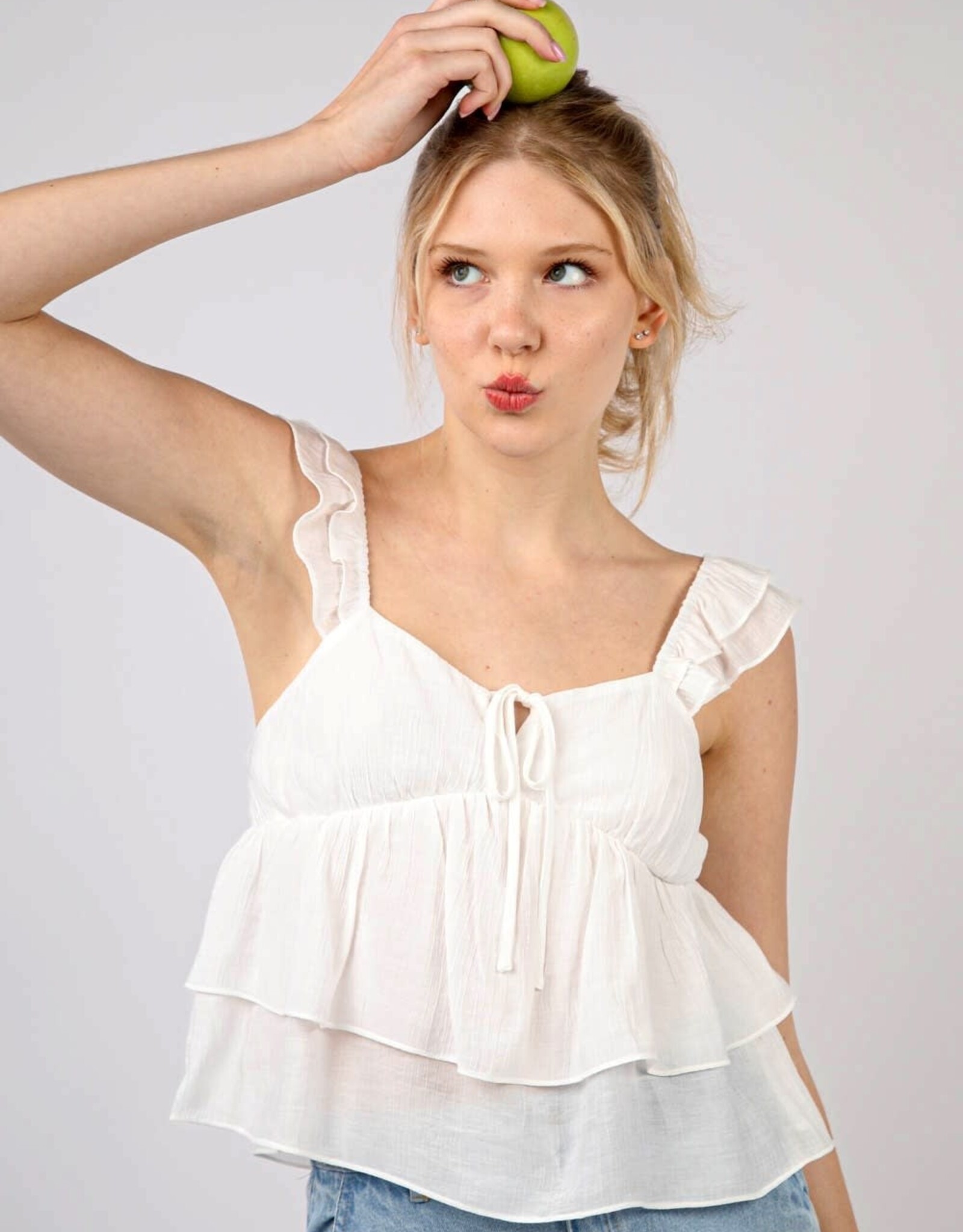 Whitney Top in White