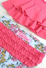 RuffleButts Cheerful Blooms Flounce Two Piece Swim