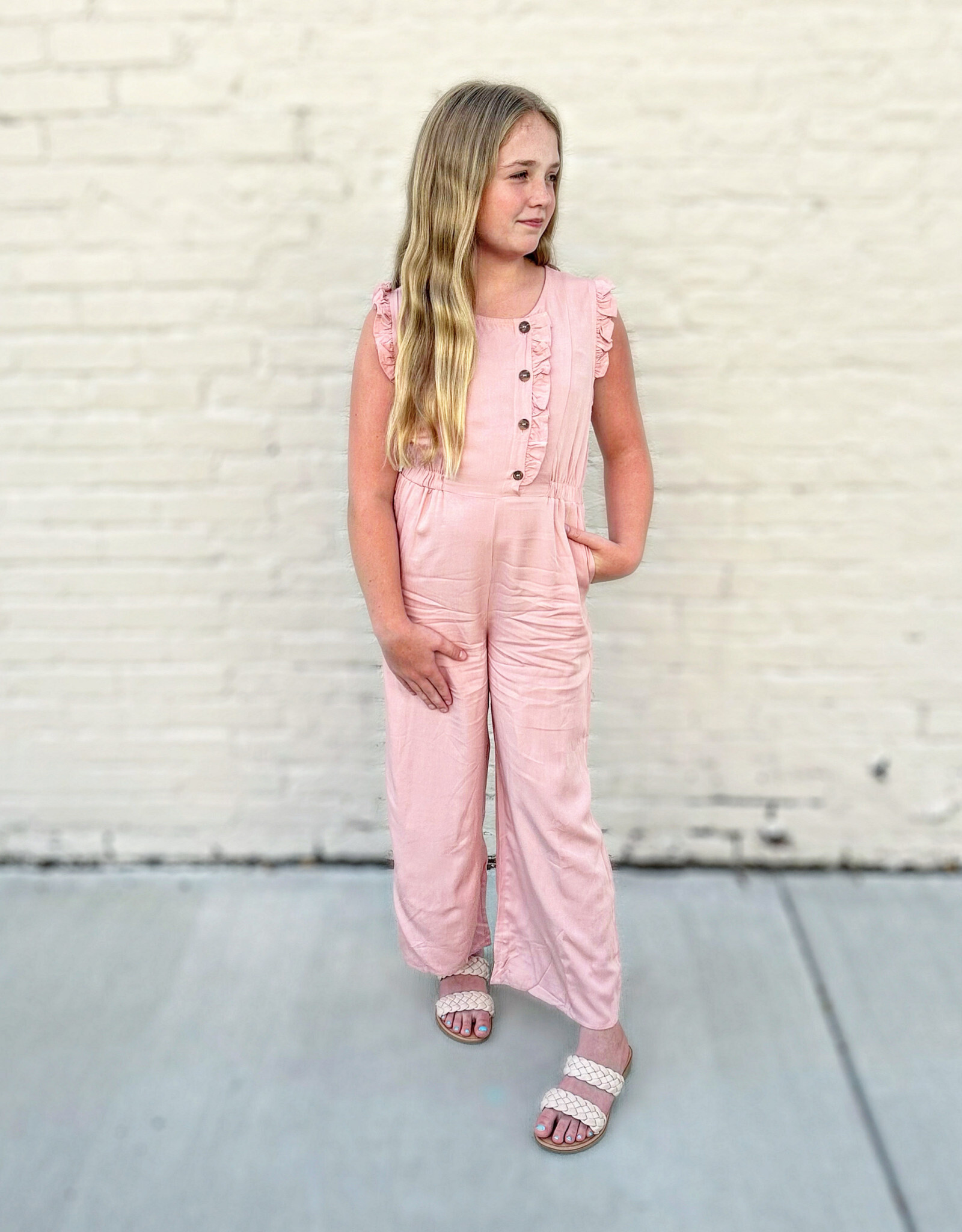 Hayden Mallory Jumpsuit in Blush