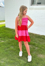Hayden Kelsey Tank Dress in Red