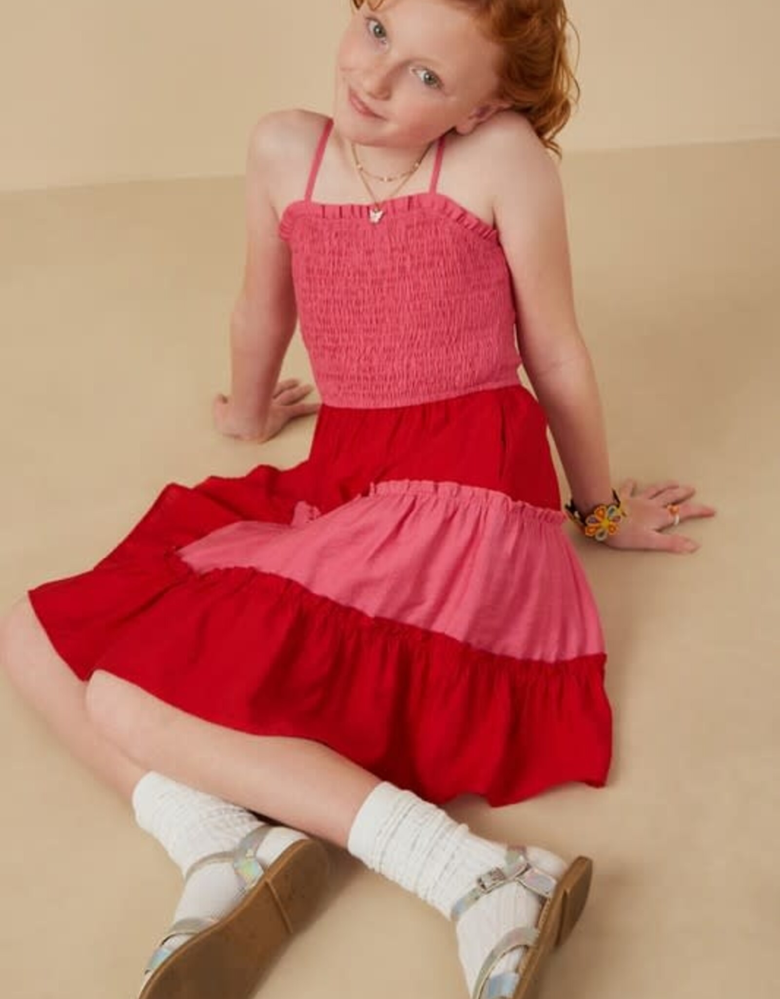 Hayden Kelsey Tank Dress in Red