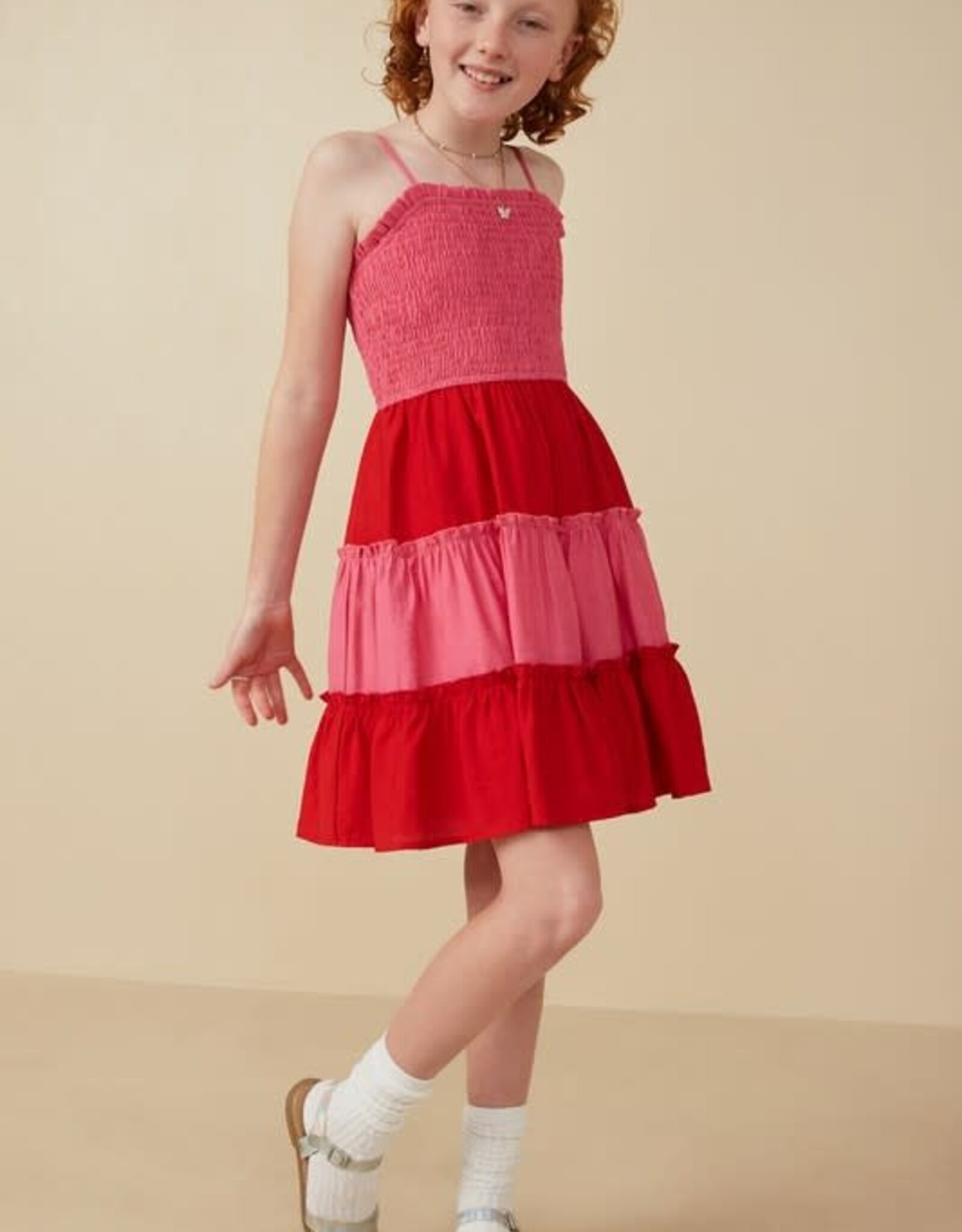Hayden Kelsey Tank Dress in Red