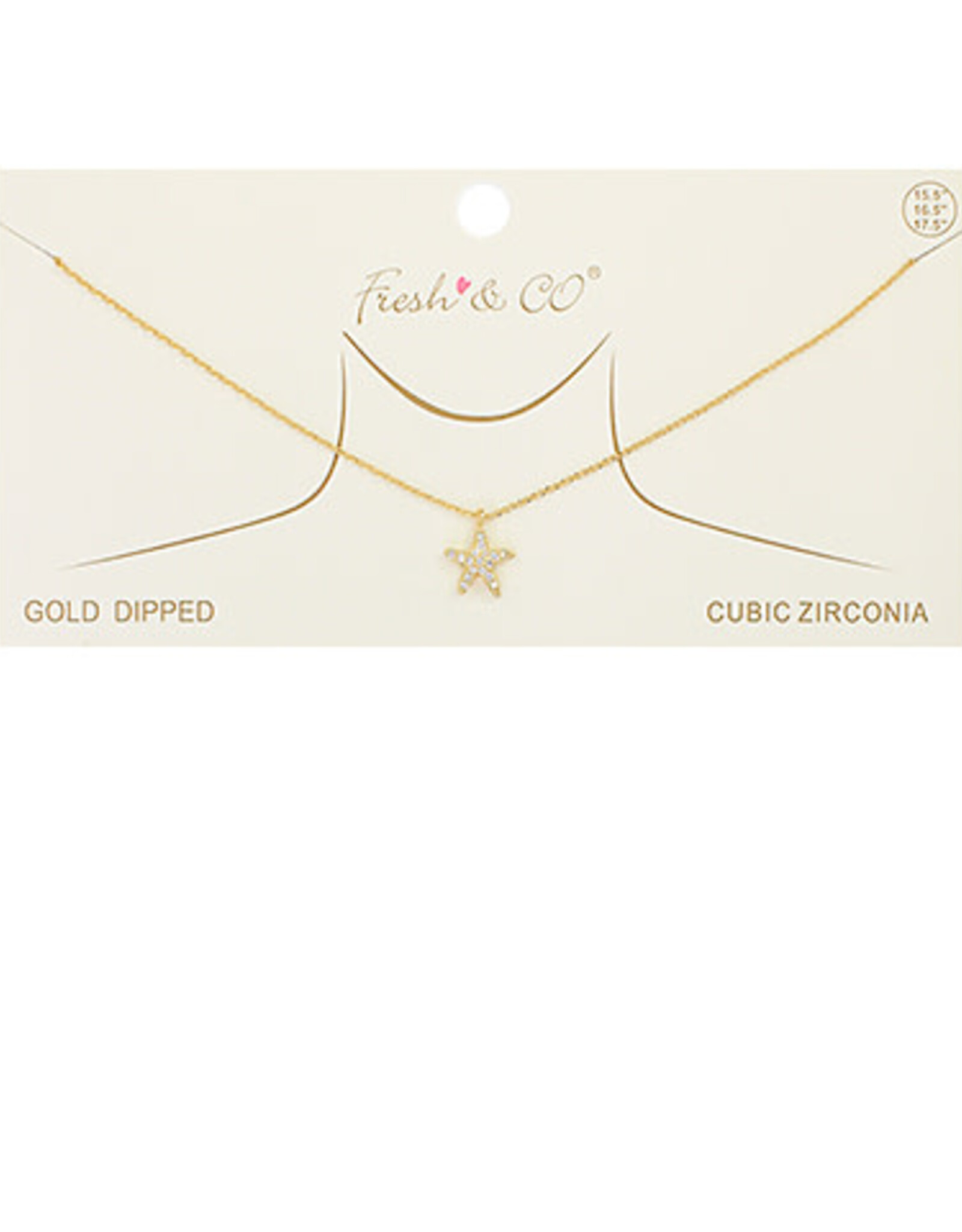 Rhinestone Star Necklace