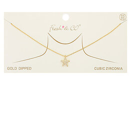 Rhinestone Star Necklace