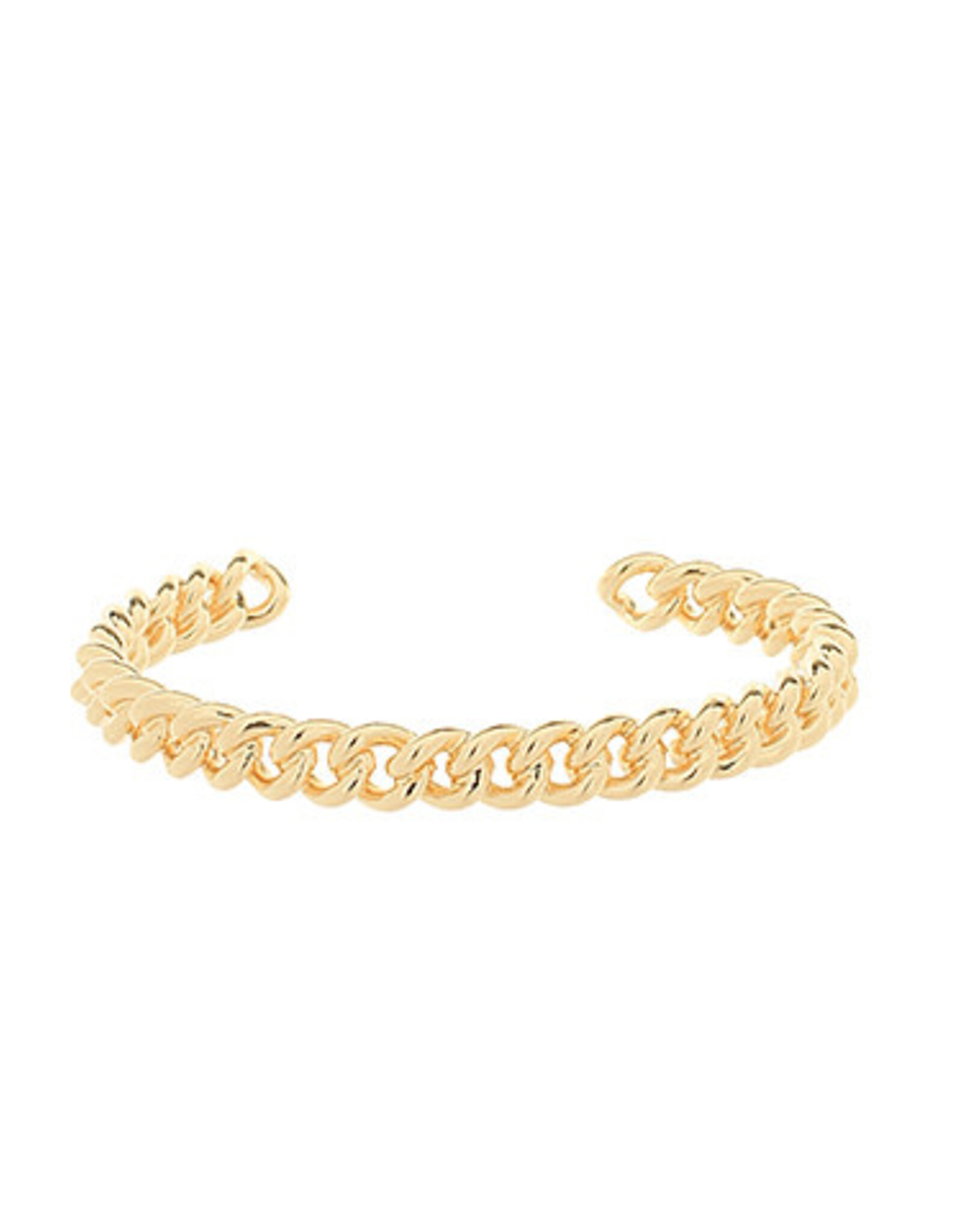 Link Chain Cuff Bracelet