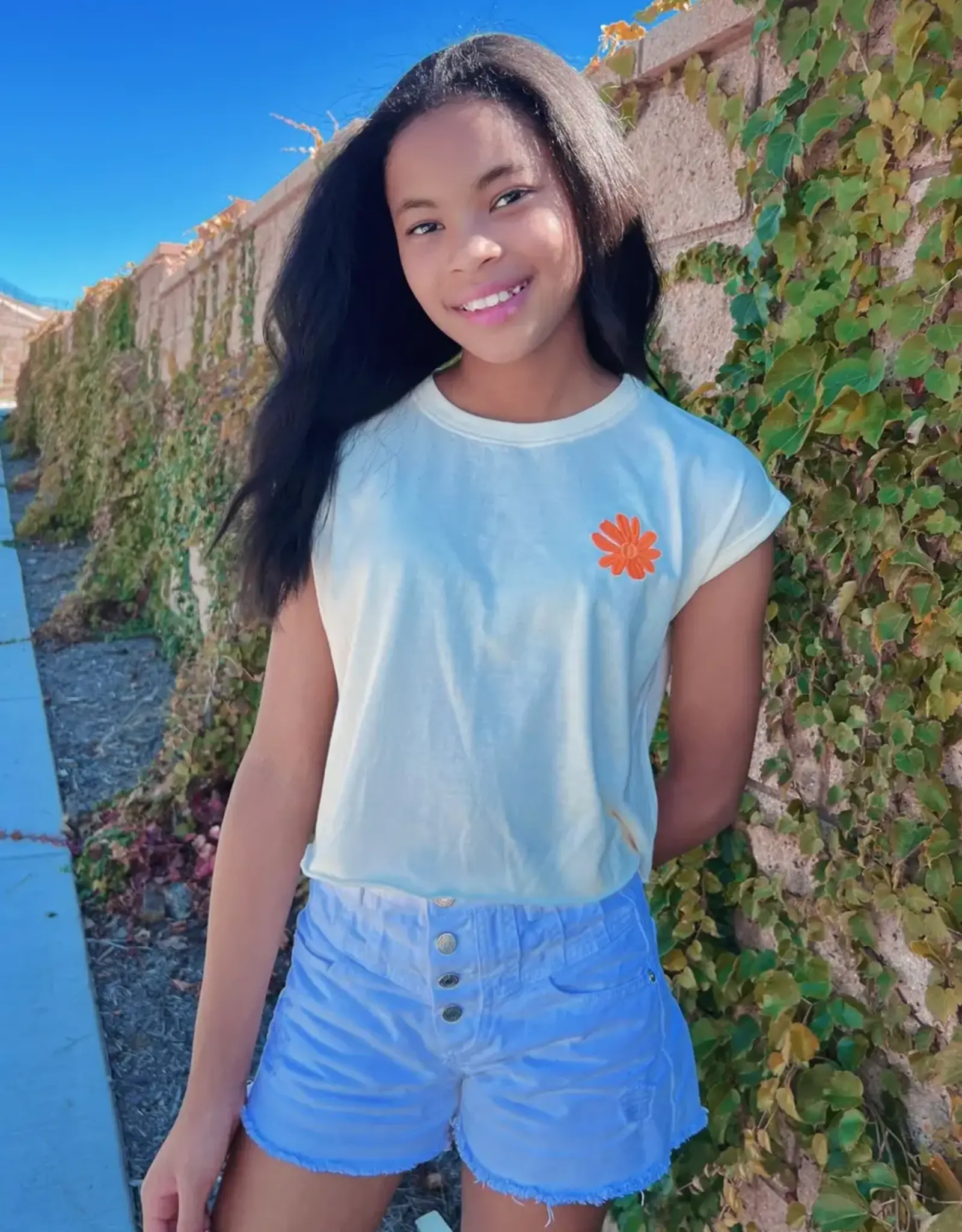 Paper Flower Have More Fun Graphic Tee