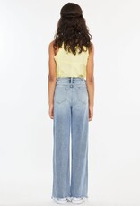 KanCan High Rise Slim Wide Leg in Light Wash