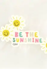 Callie Danielle Be the Sunshine Clear Decal Sticker