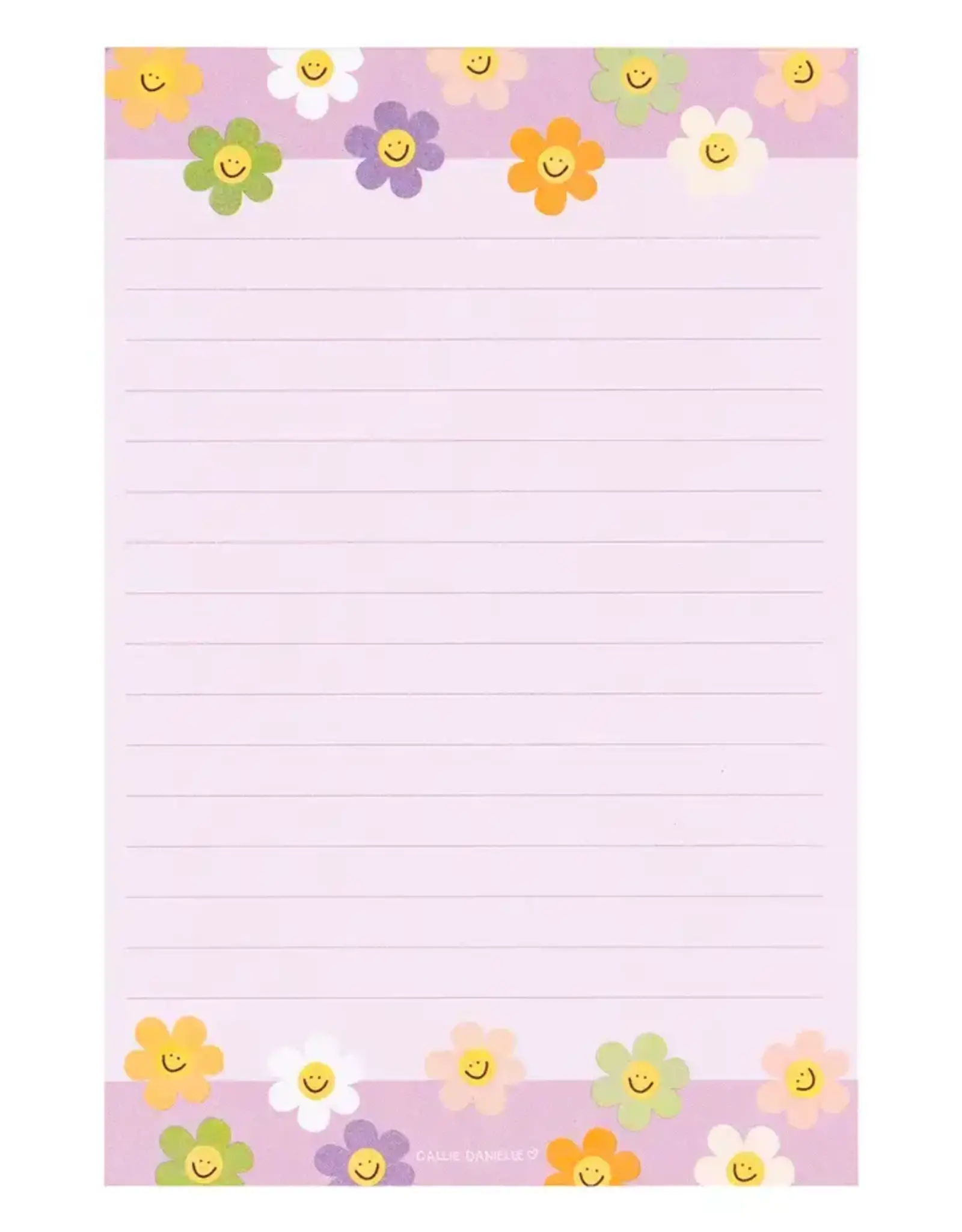 Callie Danielle Happy Daisy Notepad