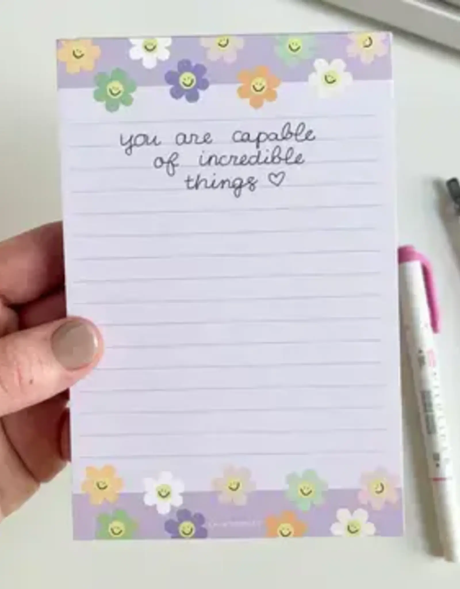Callie Danielle Happy Daisy Notepad