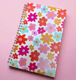 ElleNicole 5.5 X 8.5in Notebook in  Retro Florals