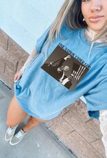 Donald Trump Graphic Tee in Blue
