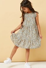 Hayden Candice Dress in Blue Floral