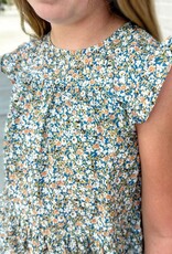 Hayden Candice Dress in Blue Floral