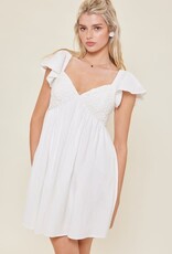 Haley Dress in White
