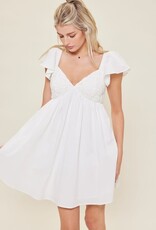 Haley Dress in White