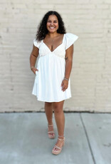 Haley Dress in White